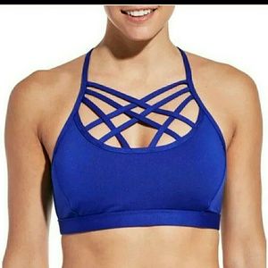 Calia front strap bra